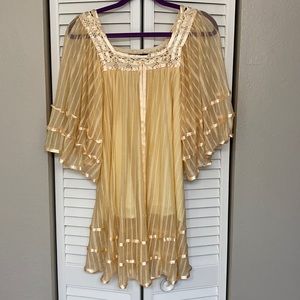 3/20 Paradise flowing and free tunic top / dress.